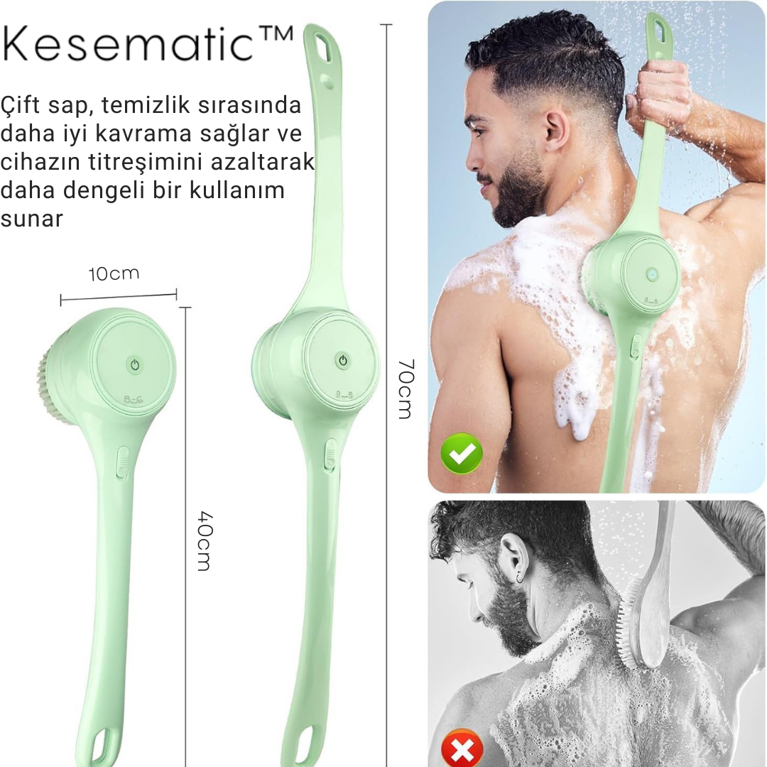 Kesematic™ Şarjlı Banyo Vücut Fırçası