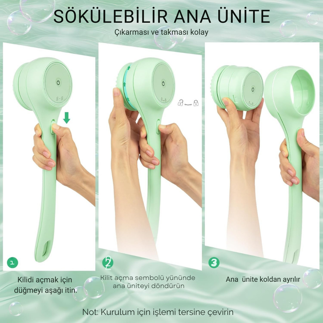 Kesematic™ Şarjlı Banyo Vücut Fırçası